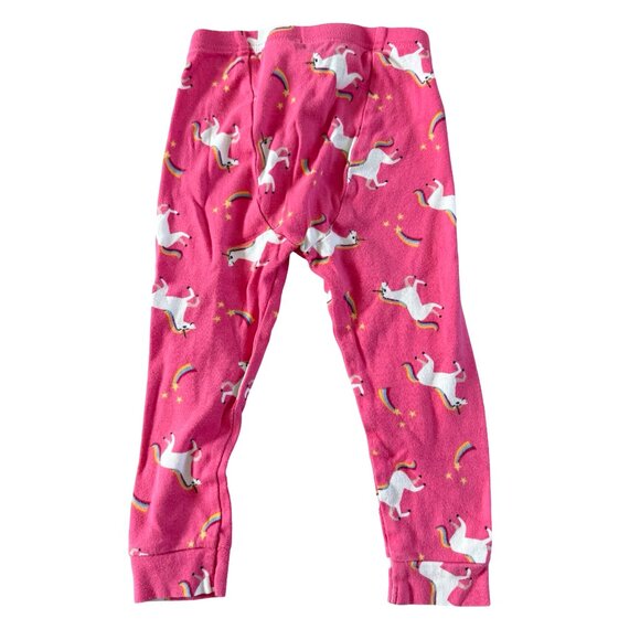 Baby Gap Unicorn Pink Pajama Set Toddler Girls Size 2T - Picture 6 of 6